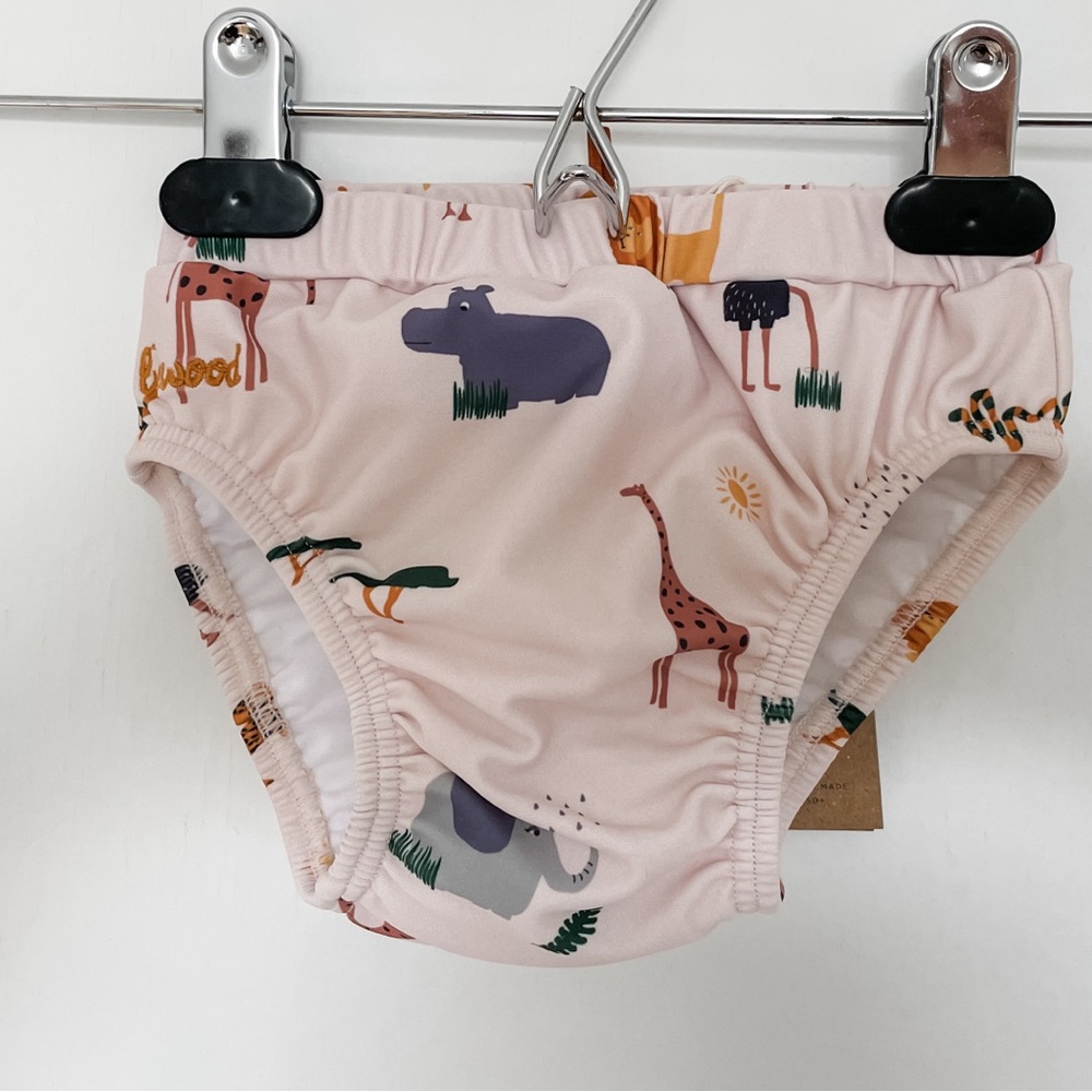 NWT Liewood Swim Diaper Cover in Safari Animal Print
